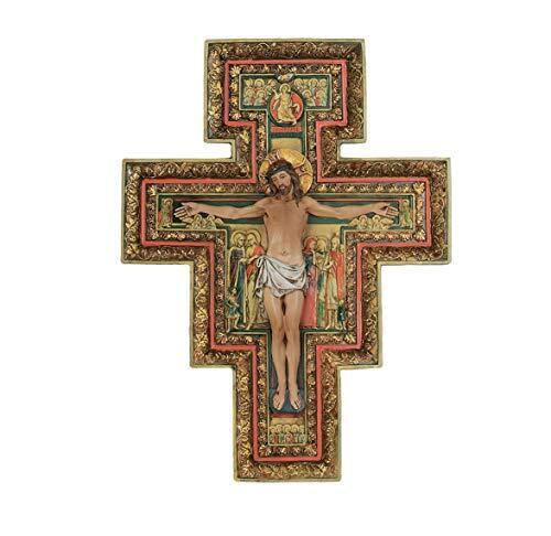 Roman Joseph's Studio San Damiano Cross 17.75 Inch Multicolor