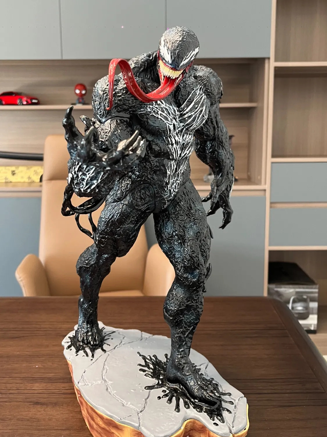 50CM Marvels Venom 1/3 Scale PVC Figure Model Avengers Statue Collectible Toy
