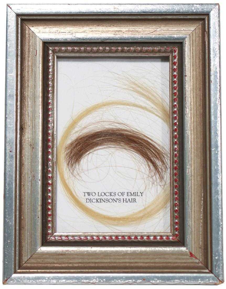 A lock of hair from Emily Dickinson  - James Merrill, J.D. McClatchy provenance