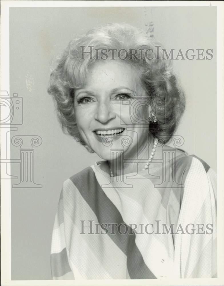 1985 Press Photo Actress Betty White In Television Comedy Series \