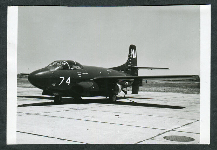 Original Period USN Aircraft Photo Douglas F3D Skyknight Nightfighter VC-4