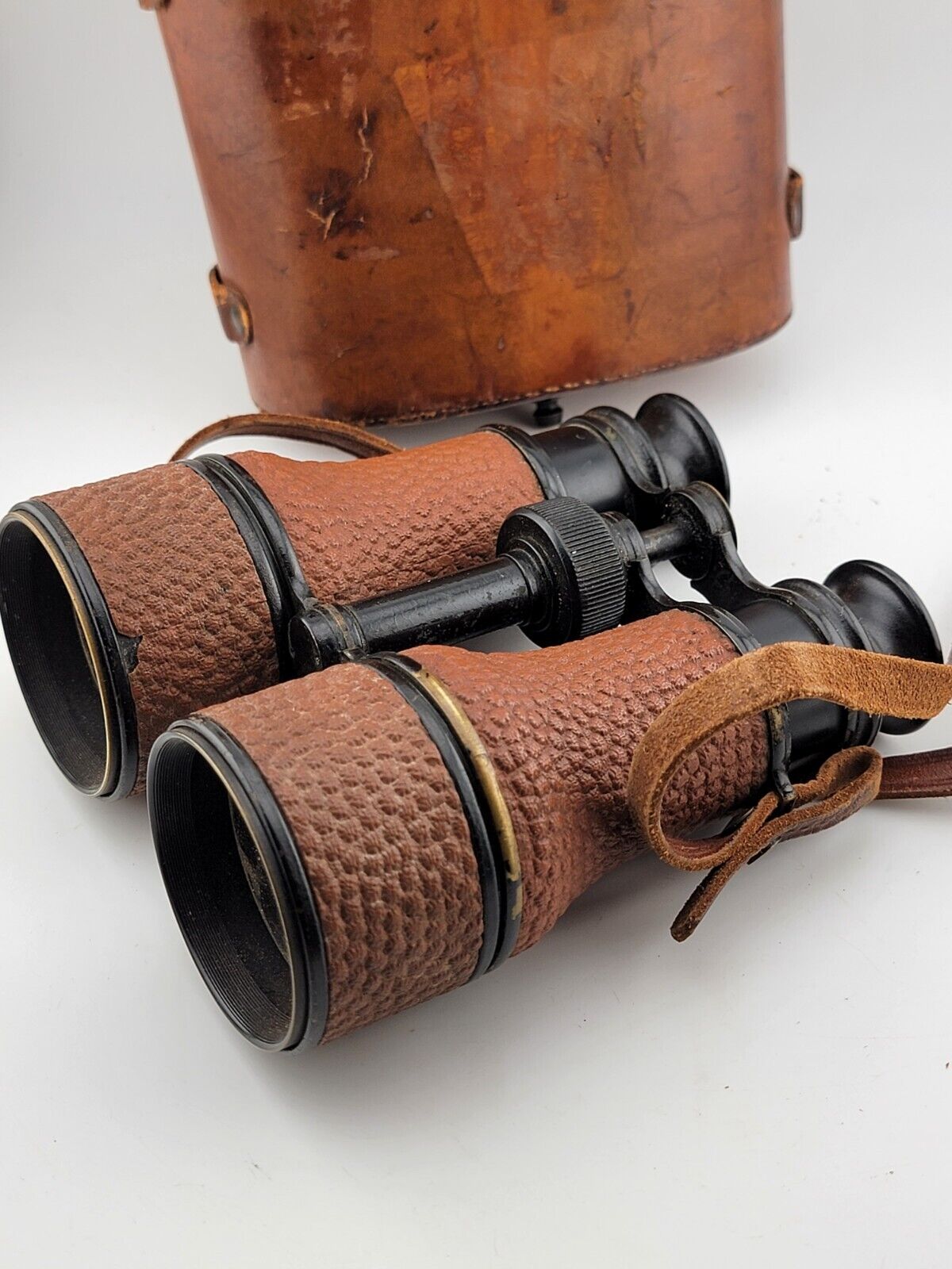 Original WWI United States Navy Night Glass Binoculars Made In USA Vintage 