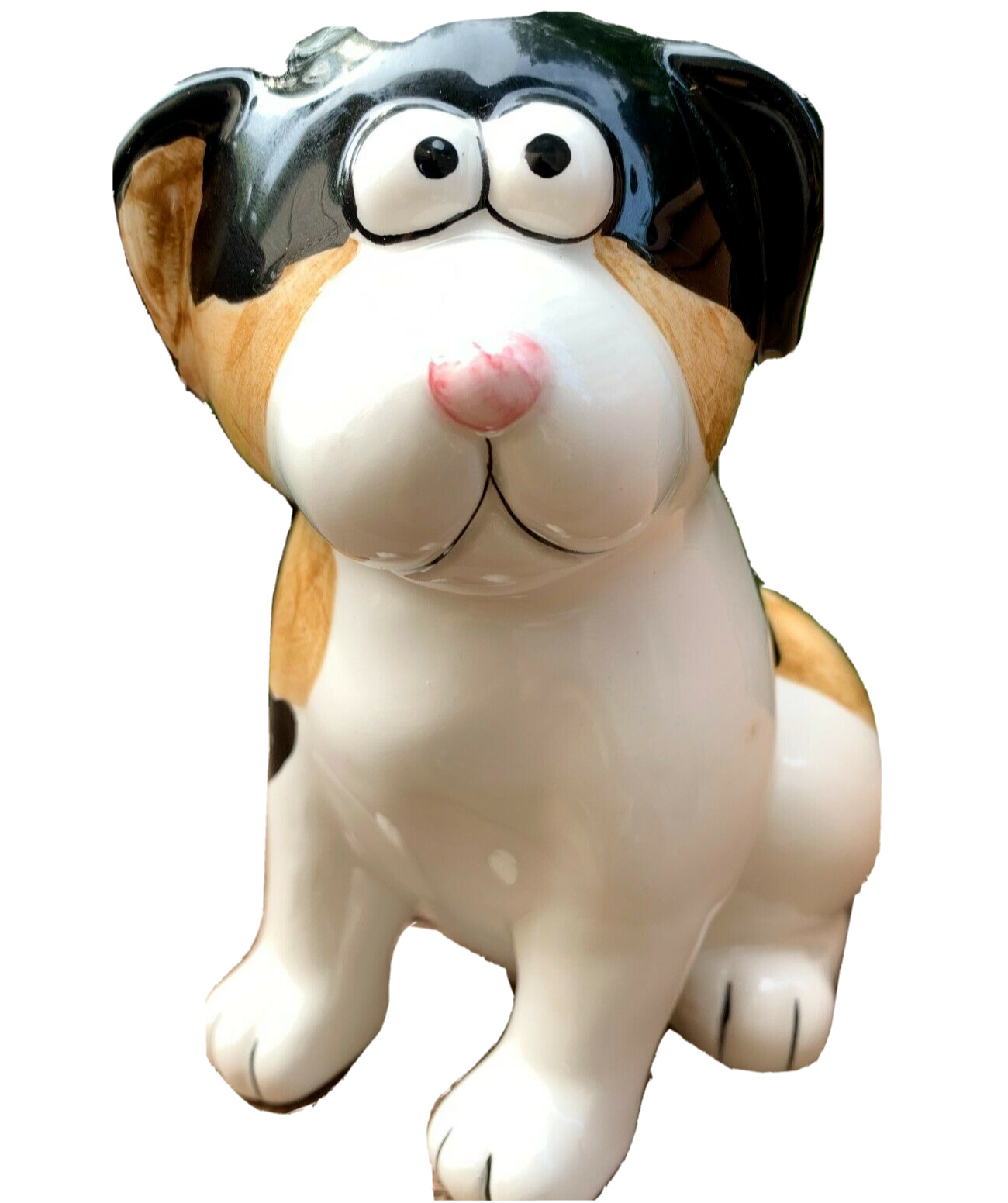 NANTUCKET Ceramic Cartoon Dog Figurine Doggie Statue