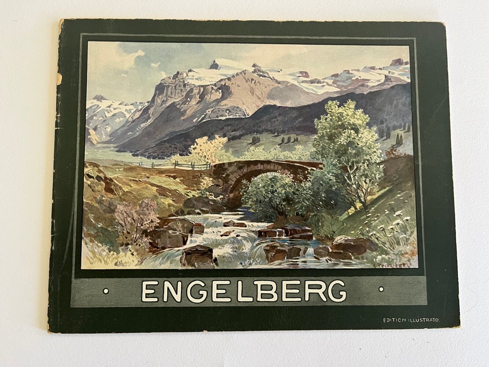 c. 1900 ~ ENGELBERG Souvenir-Album views SWISS ALPS Switerland antique travel