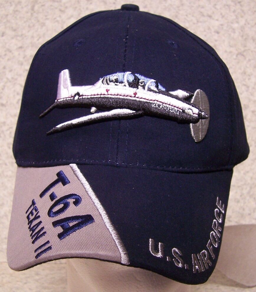 Embroidered Baseball Cap Military Airplane T-6A Texan II NEW 1 hat size fits all
