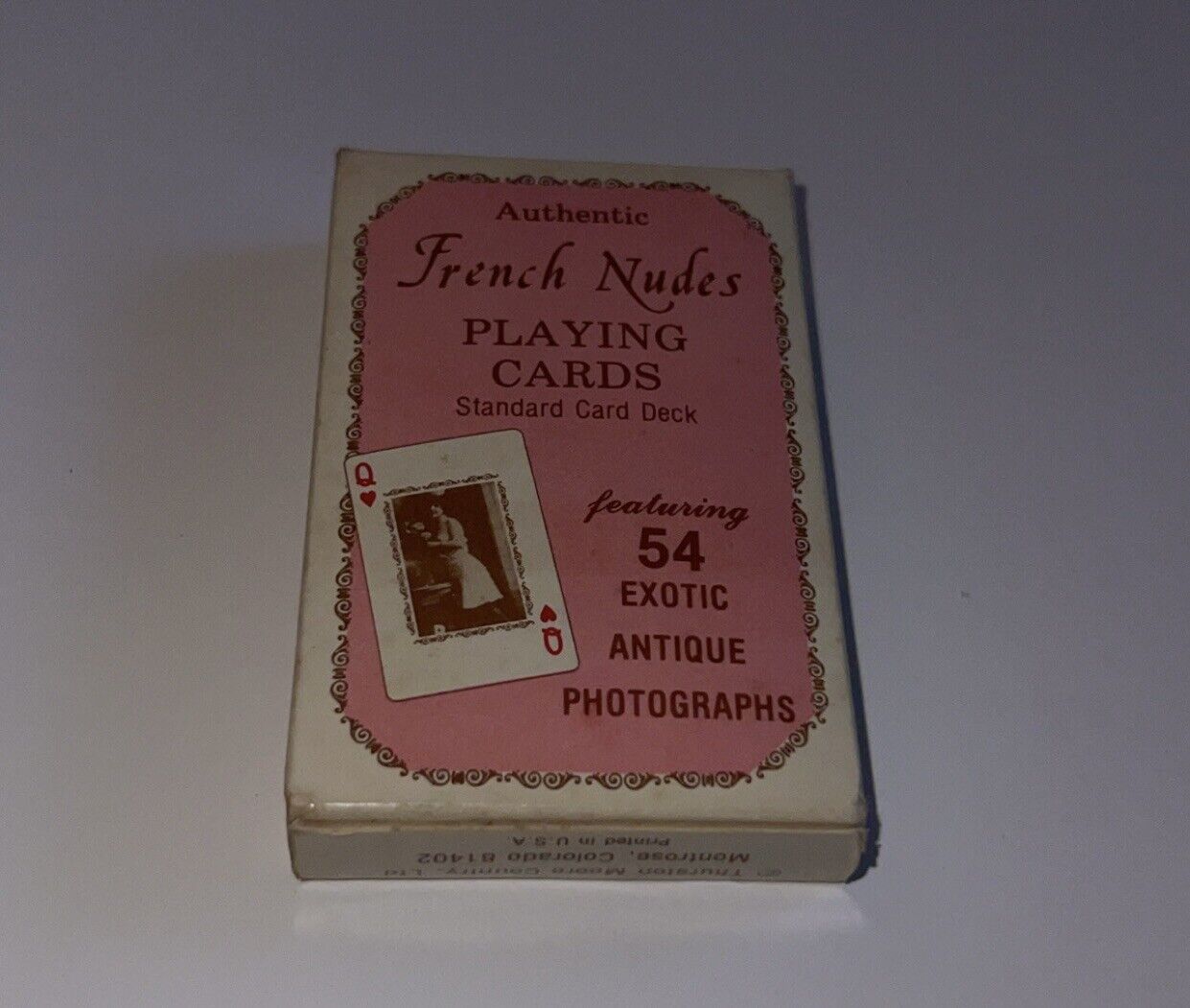 Vintage “French Nudes Playing Cards” ~ Thurston Moore Country ~