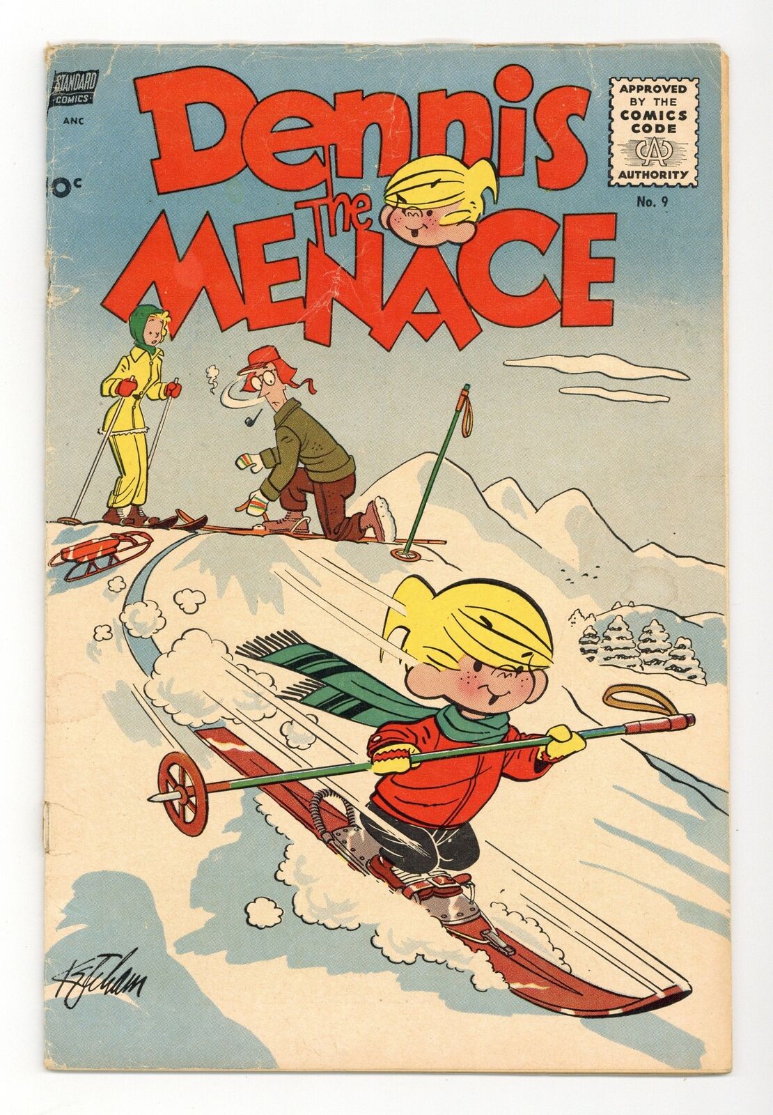 Dennis the Menace #9 VG- 3.5 1955