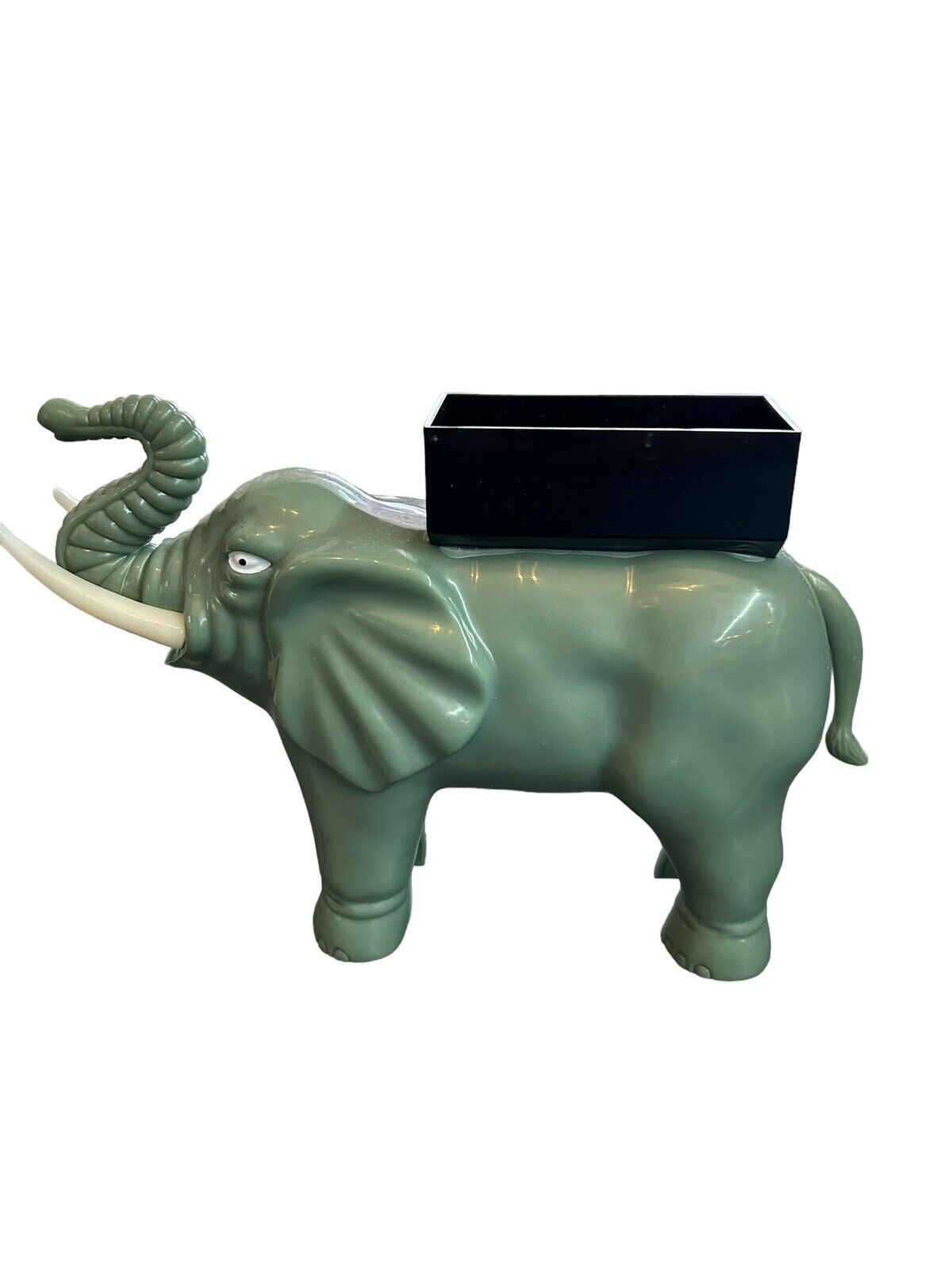 Vintage Novelty no lid Elephant Cigarette Tobacco Dispenser please see pic