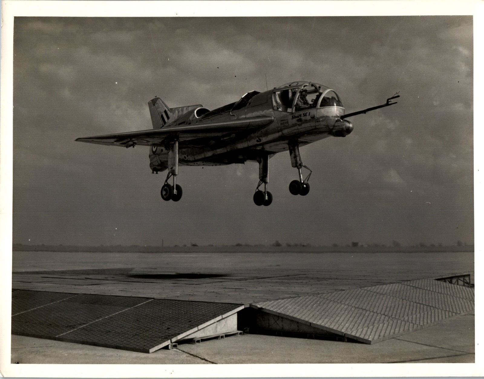 Short Bros. Press  Photo (1960s) SQ-1, Royal Aircraft Est., Bedford (Trials)