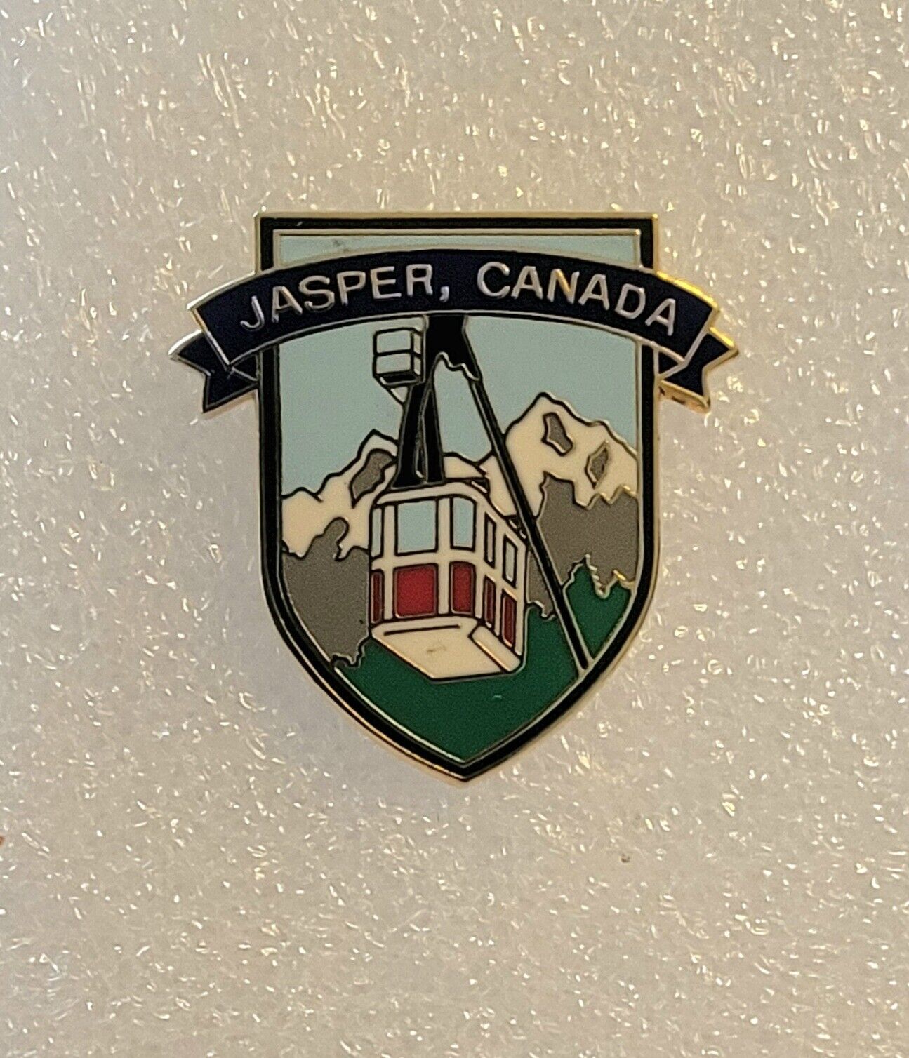 Vtg 1996 Jaspar Tramway Pin, Canada, Skiing Ski Resort