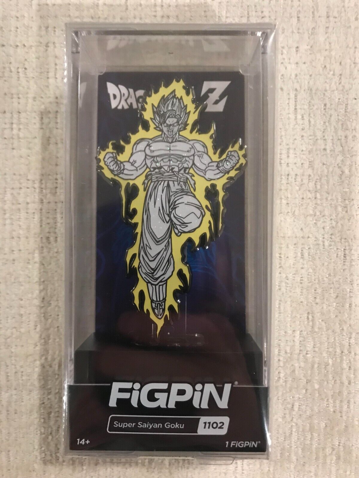 FiGPiN - Dragon Ball Z - Super Saiyan Goku #1102 NYCC 2022 LE 2000 - Locked