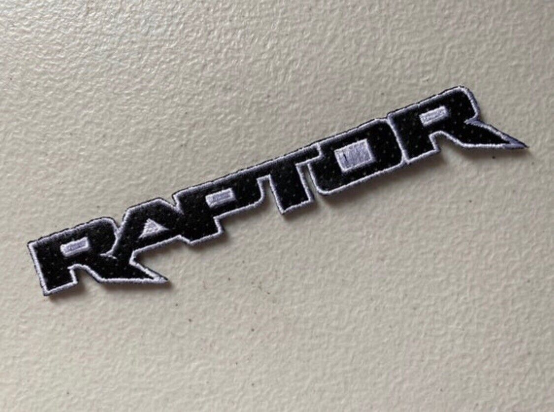 Ford F150 RAPTOR high-quality embroidered patch  6” x 1”