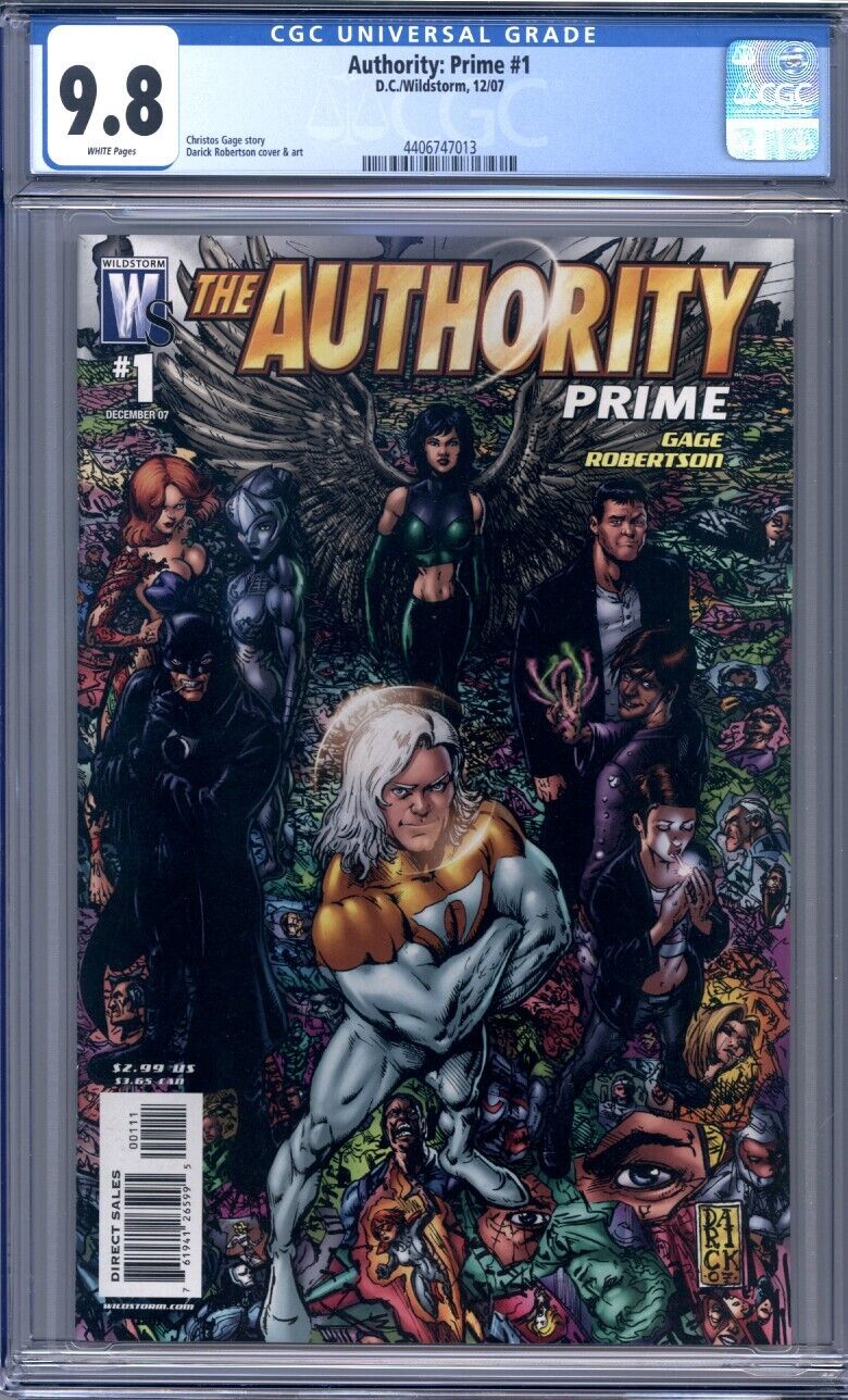 The Authority: Prime #1    DC/ Wildstorm    1st Print   CGC 9.8
