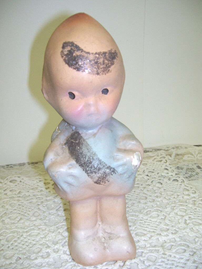 Antique  Chalkware Kewpie Doll Figurine