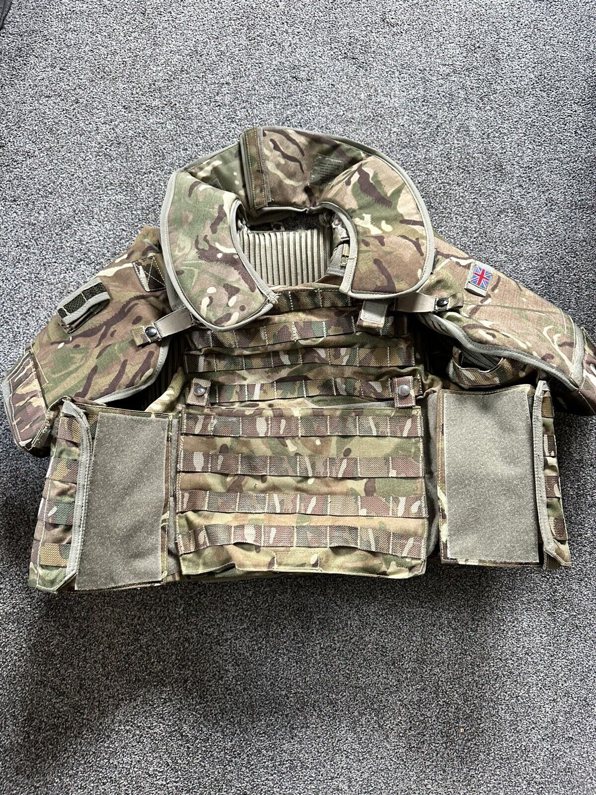 BRITISH ARMY MTP OSPREY MK4 BODY ARMOUR VEST & MOST SOFT FILLERS, 180/104