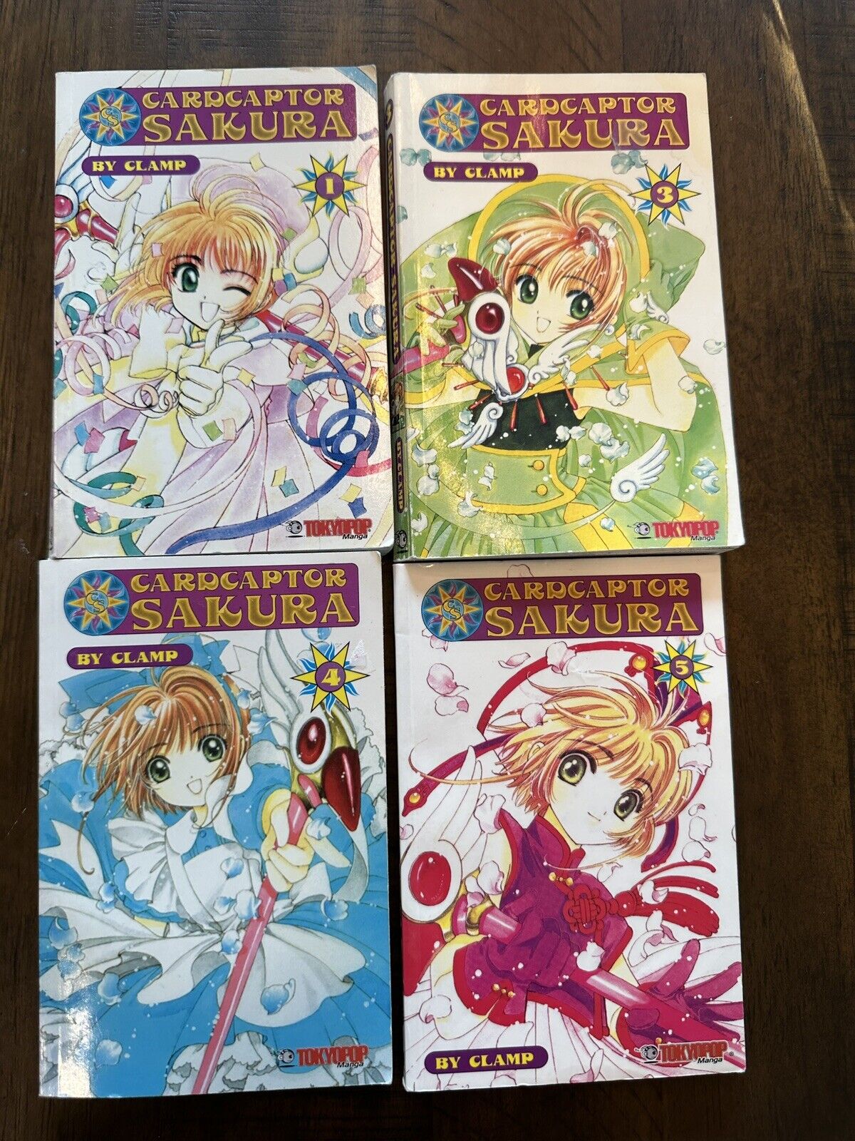 Cardcaptor Sakura Pocket Edition Manga Vol. 1 3 4 5 English Lot