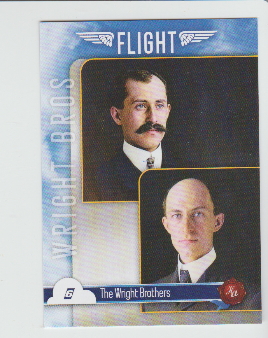 2023 Historic Autograph Company Flight #6 The Wright Brothers card