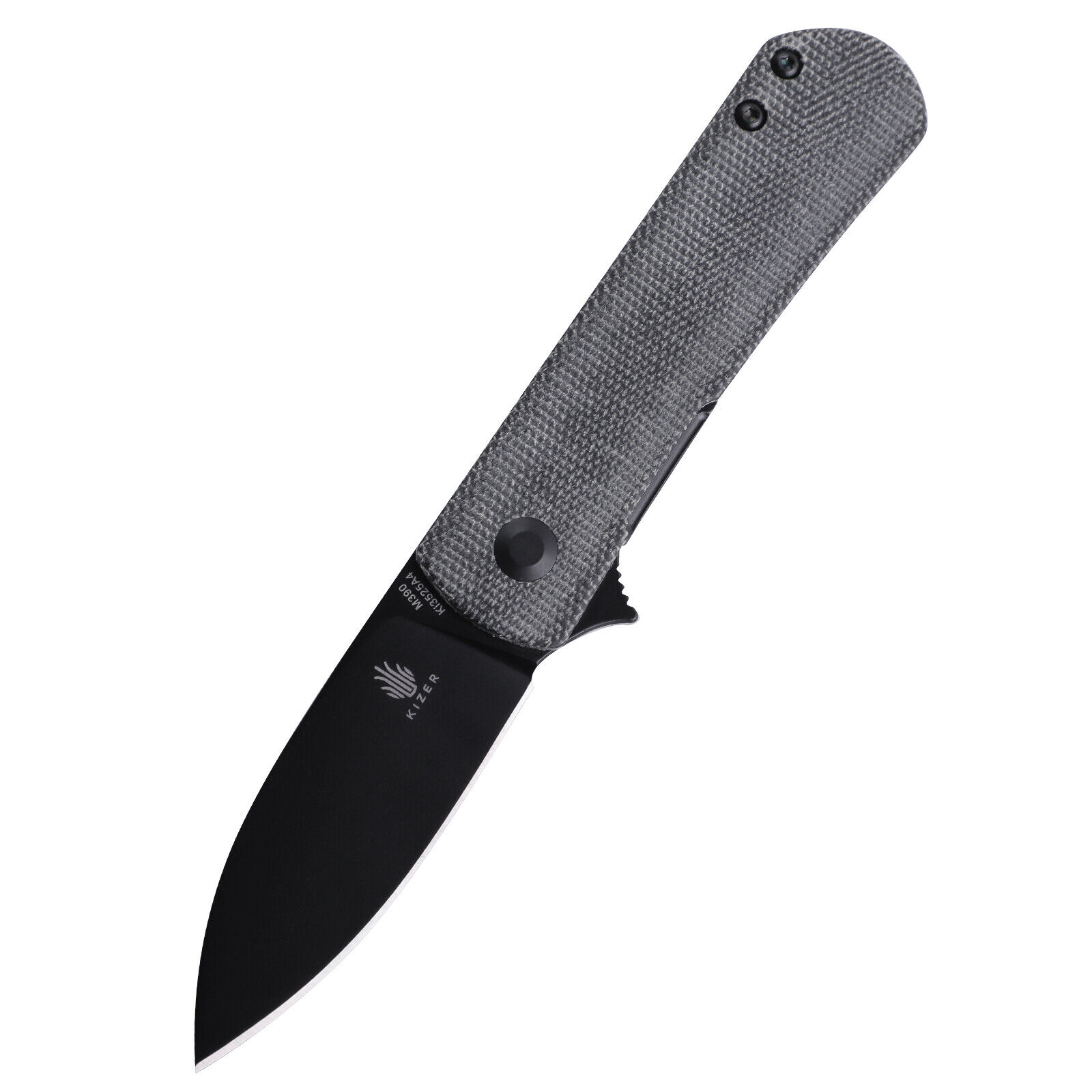 Kizer New Yorkie Black Micarta Frame Lock Knife KI3525A4 (2.5\