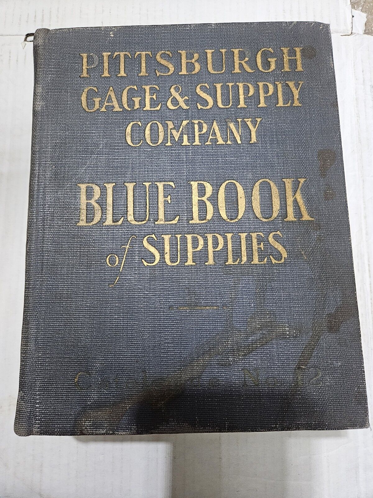 Pittsburgh Gage And Supply Co Pittsburgh, PA Bluebook 1913 Catalog No 12 HC Rare
