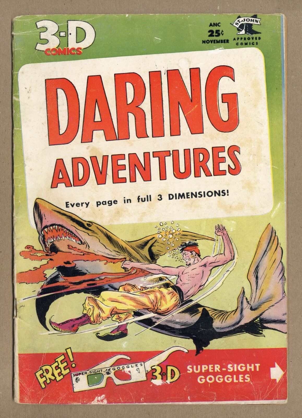 Daring Adventures 1A GD+ 2.5 1953