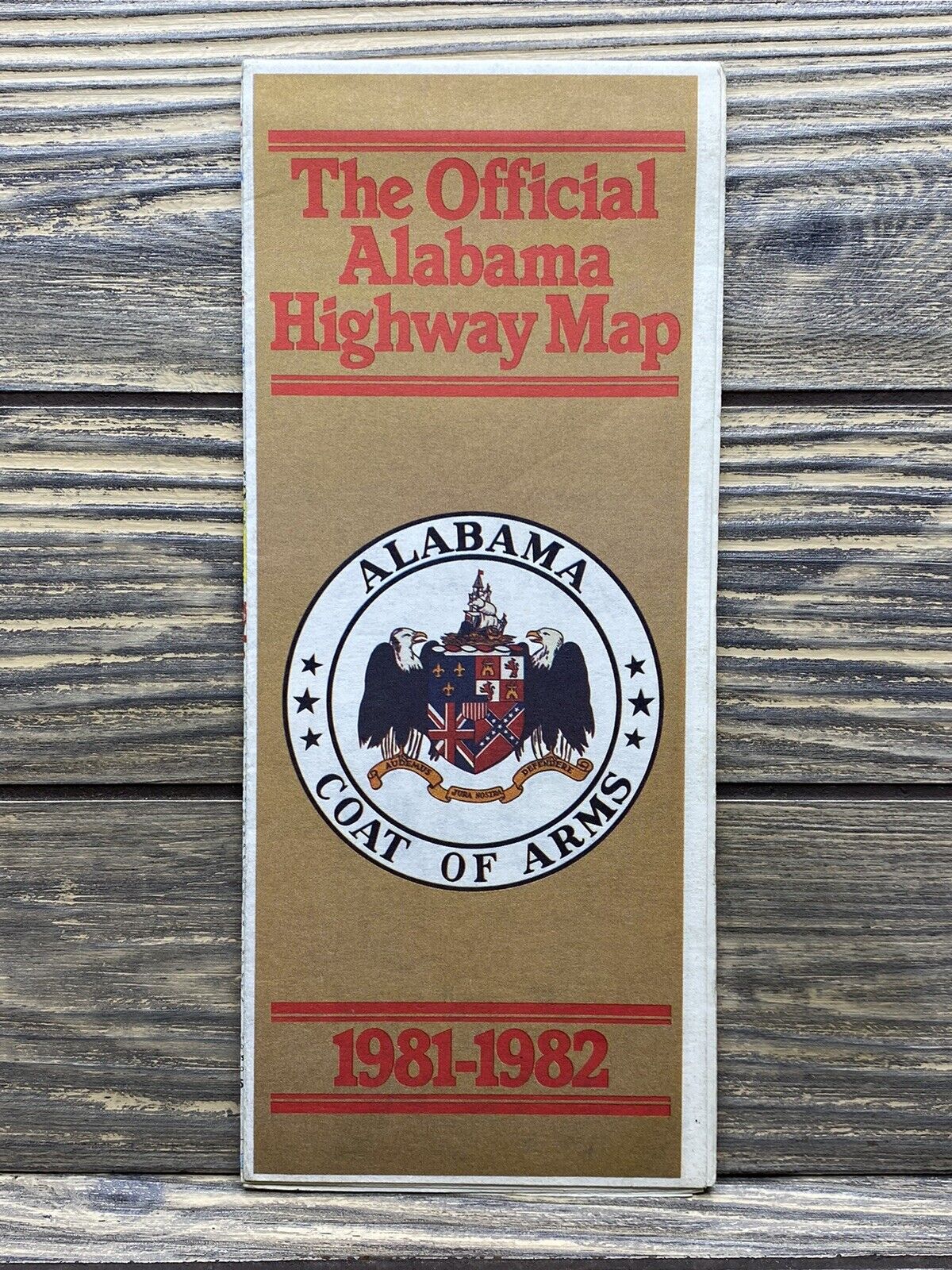 Vintage 1981-1982 The Official Alabama Highway ￼Map