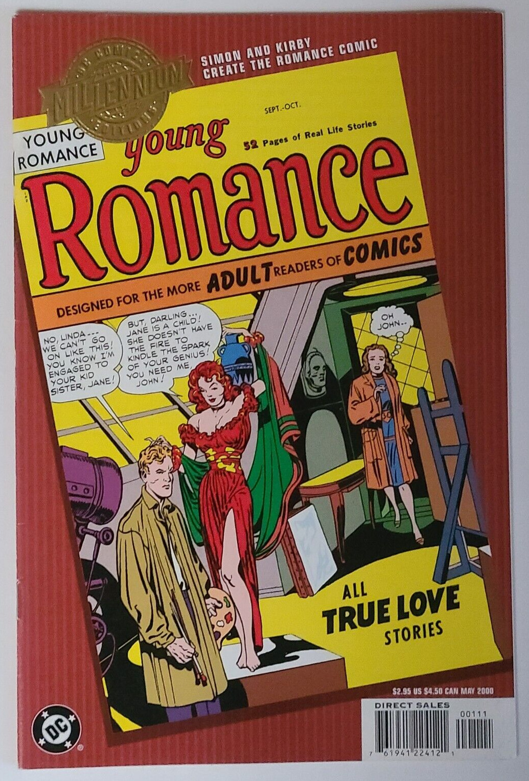 DC COMICS MILLENIUM EDITIONS (DC 2000) YOUNG ROMANCE #1 (DC 1947) SIMON & KIRBY