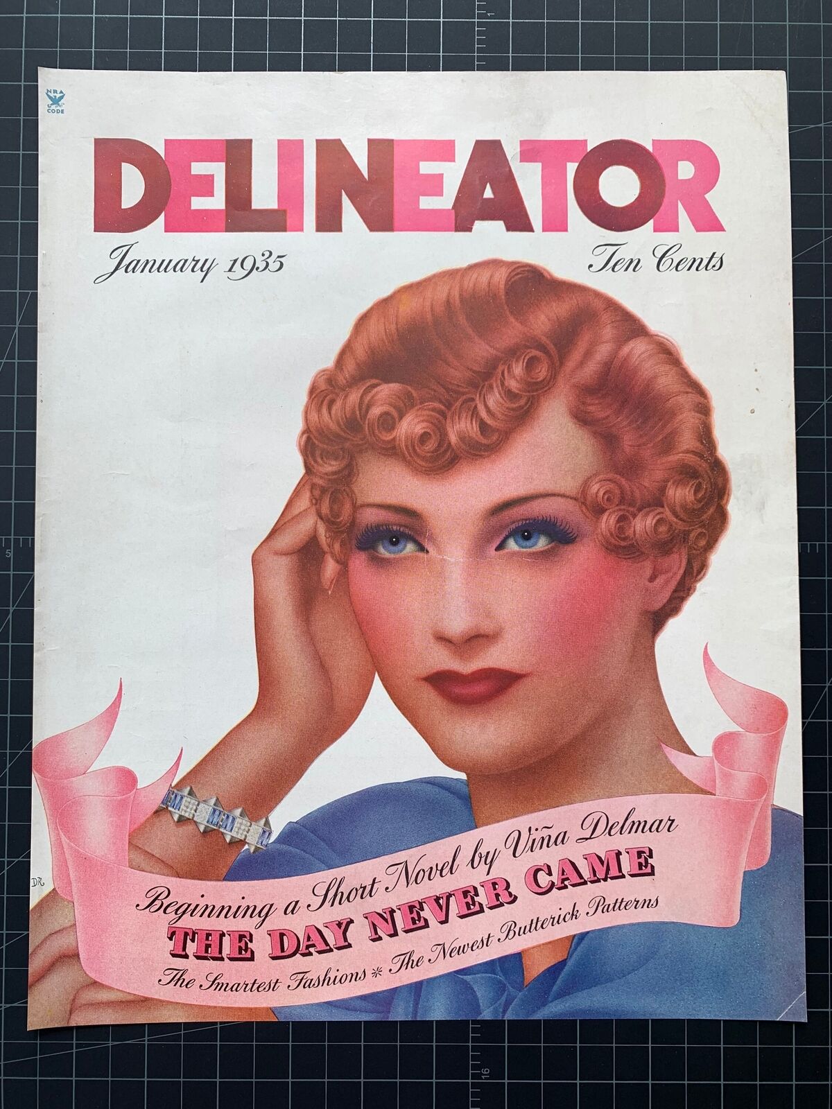 Vintage 1935 The Delineator Fashion Magazine Cover