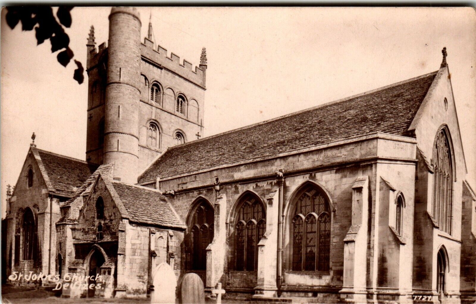 Postcard RPPC St. John\'s Church Devizes England