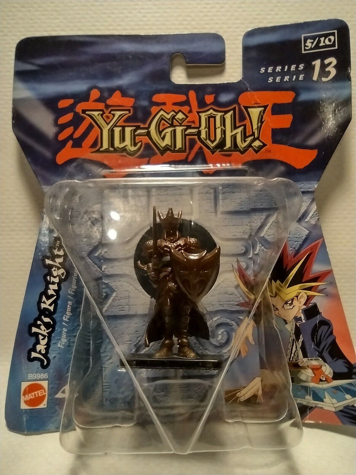 2004 Yu-Gi-Oh Jack\'s Knight Figure With Holo Tile New Factory-Sealed series 13