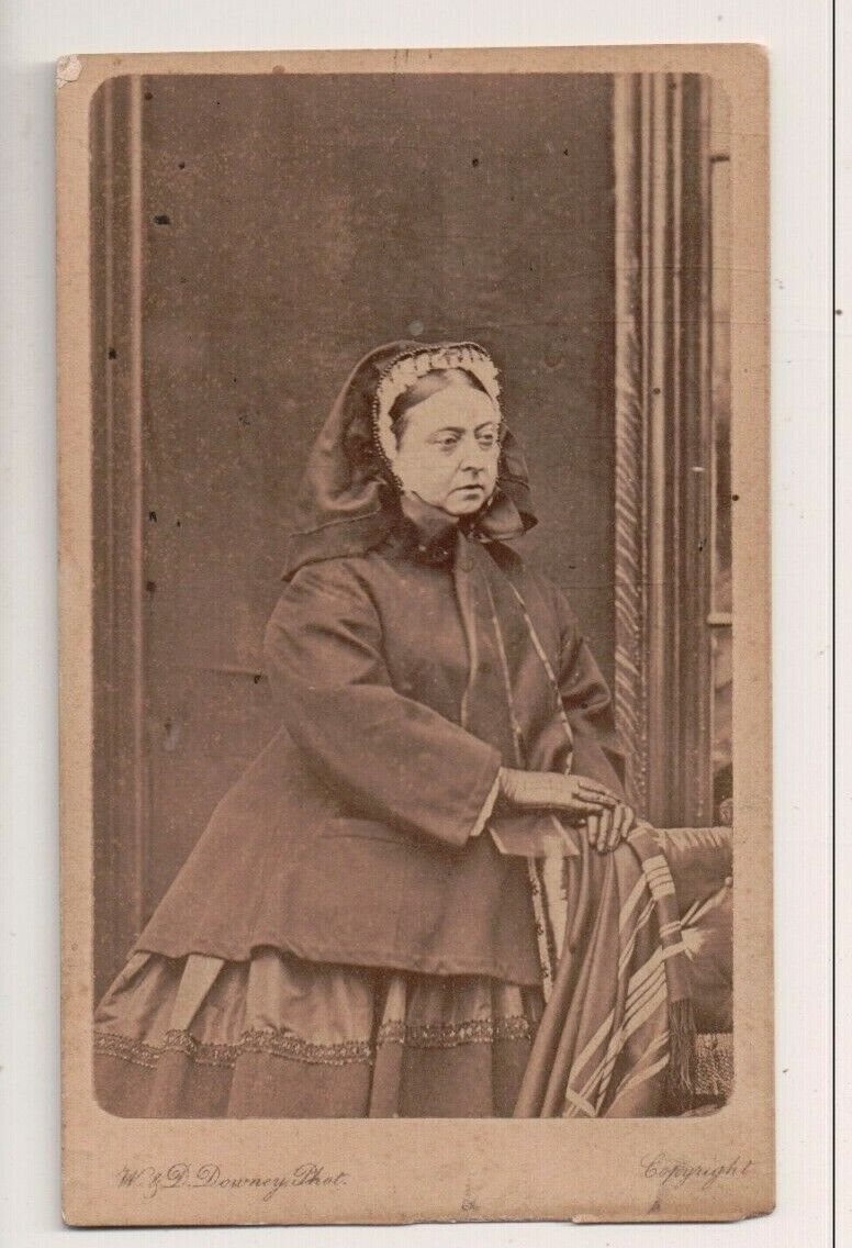 Vintage CDV Queen Victoria of Britain Empress of India by W & D Downey