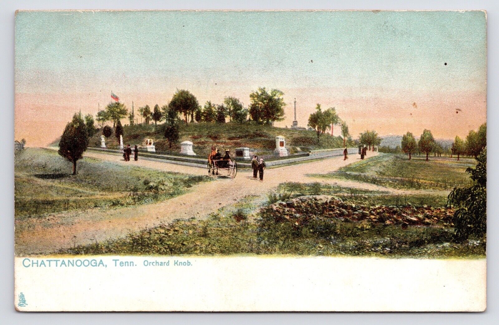 c1900s-1908~Chattanooga Tennessee TN~Orchard Knob Civil War~Battlefield~Postcard