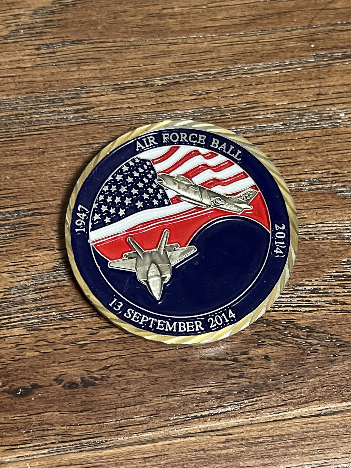 2014 United States USA Air Force Ball Medallion/ Token