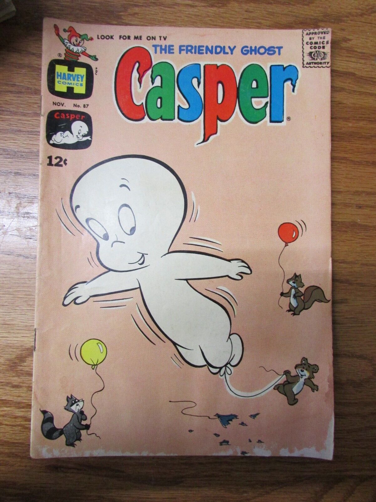 Vintage Harvey Comics Casper The Friendly Ghost Vol 1 No. 87 1965 Comic Book