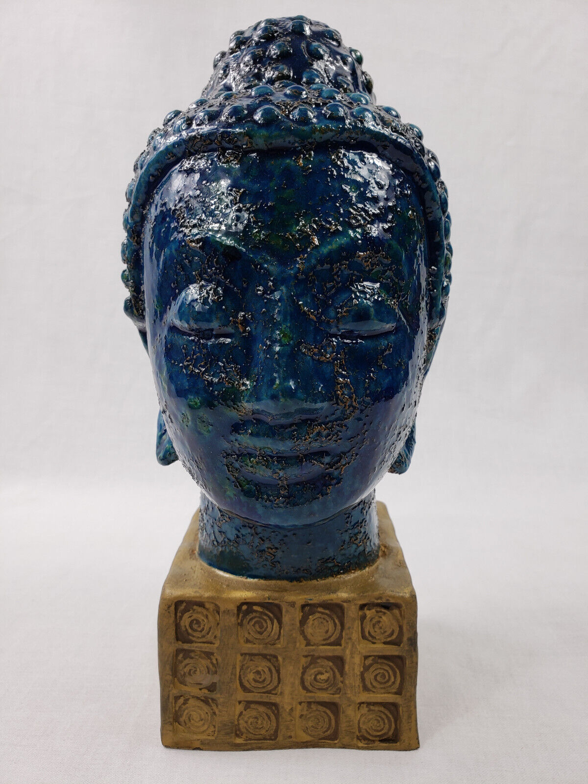 Aldo Londi Italian Ceramic Buddha Head for Bitossi Mid Century Modern 1960\'s