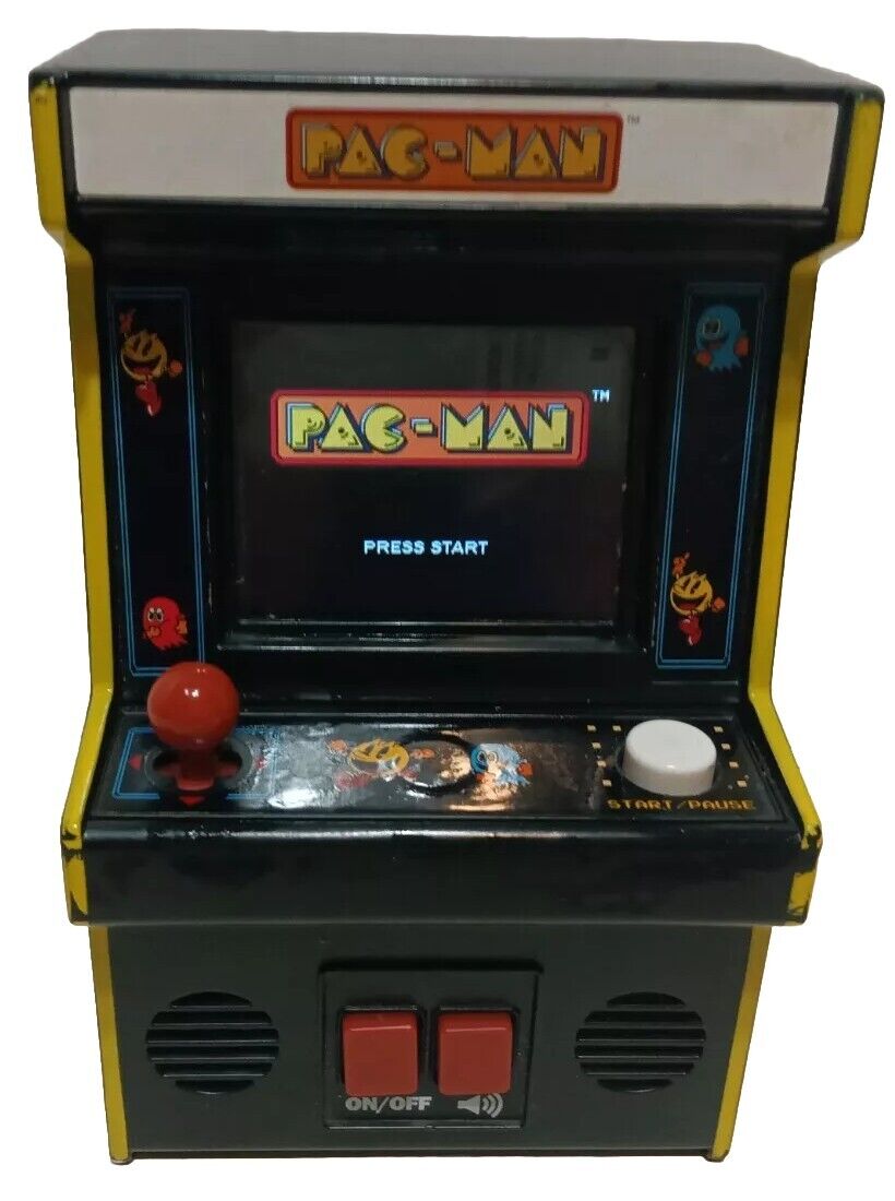 Basic Fun Pac-Man Mini Arcade Retro Game Bandai Namco Pacman Game - WORKING 