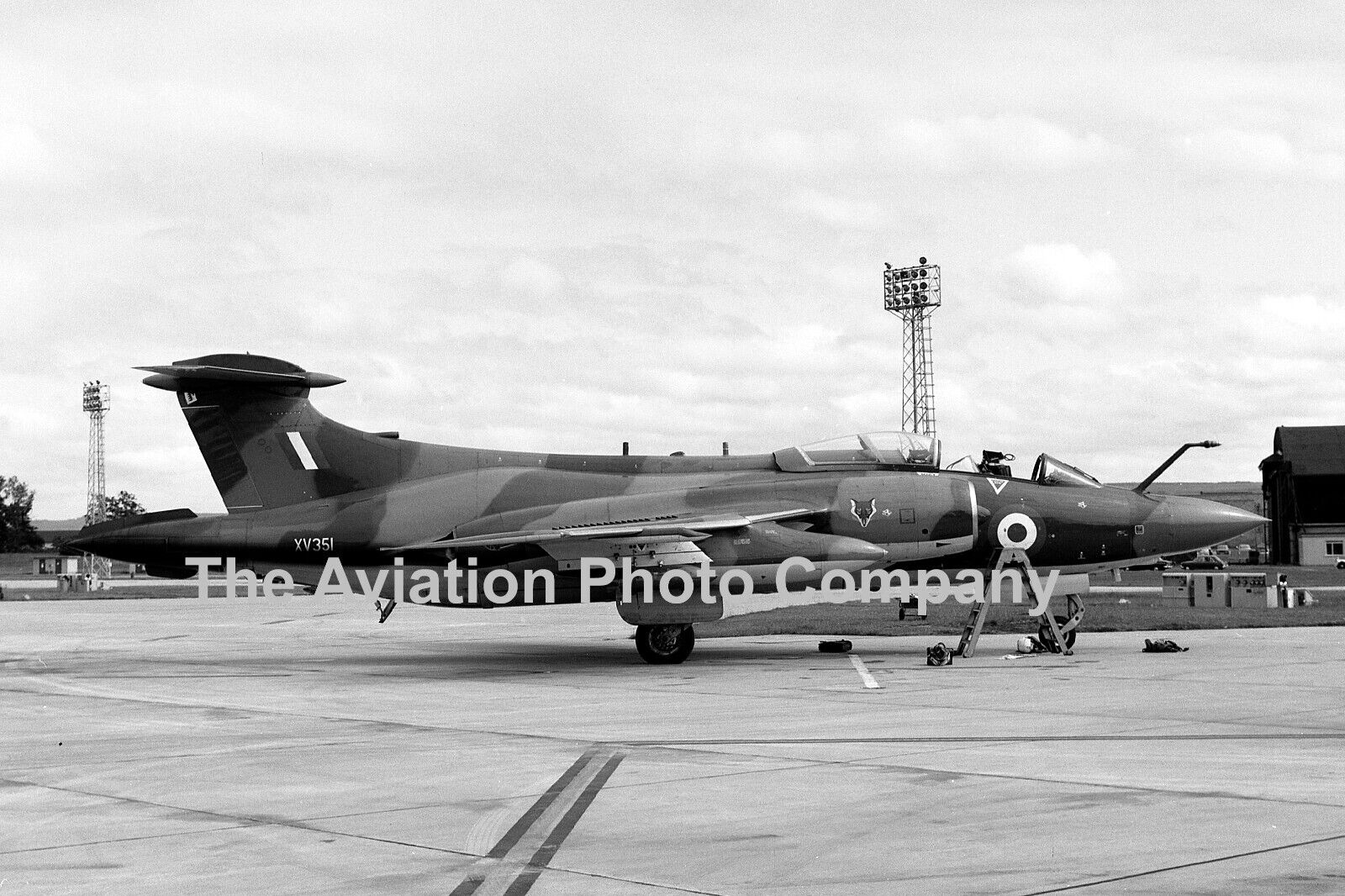 RAF 12 Squadron Buccaneer S.2 XV351 at RAF Lossiemouth (1972) Photograph