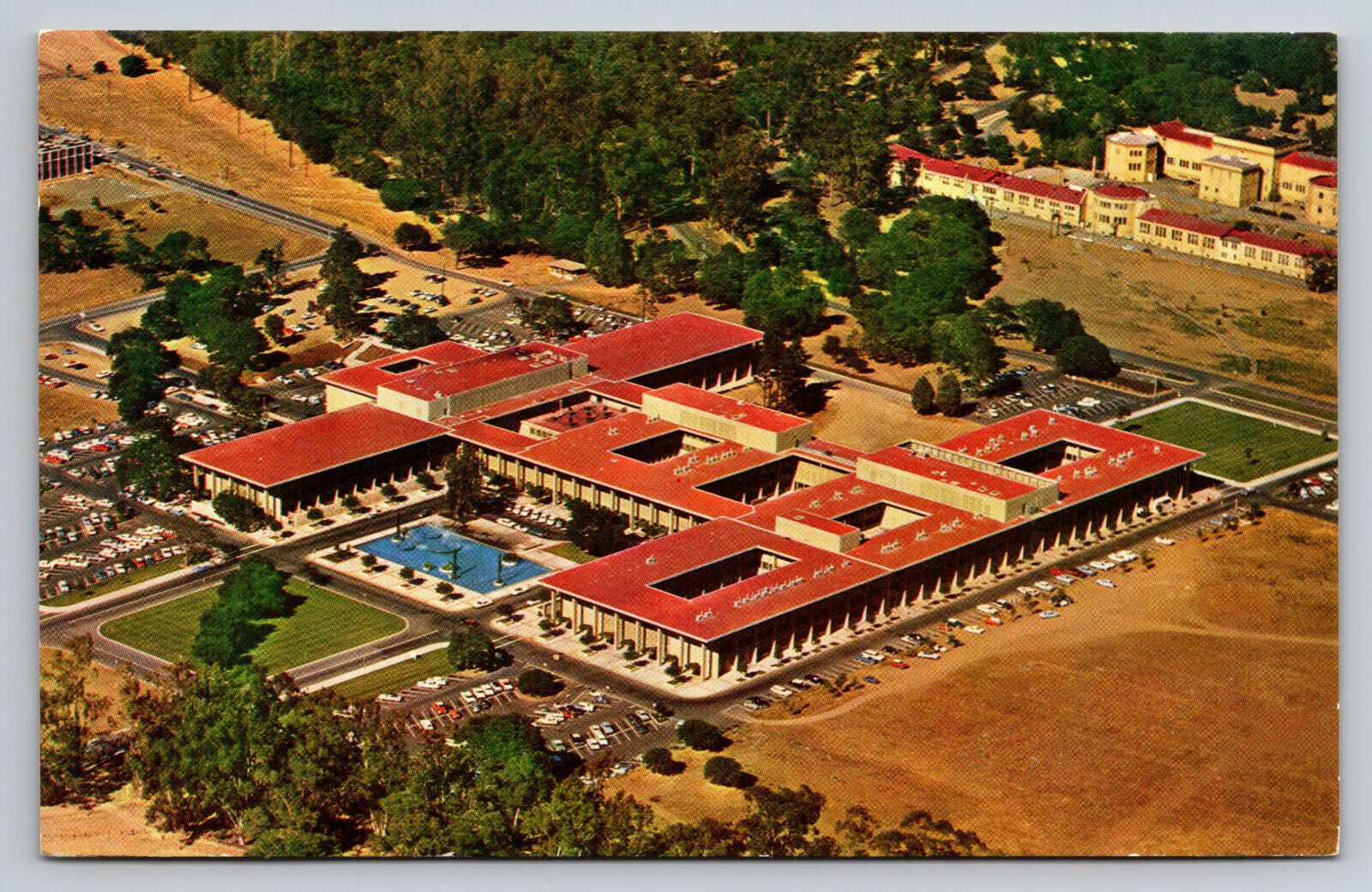 Palo Alto California Stanford Medical Center Building CA Postcard