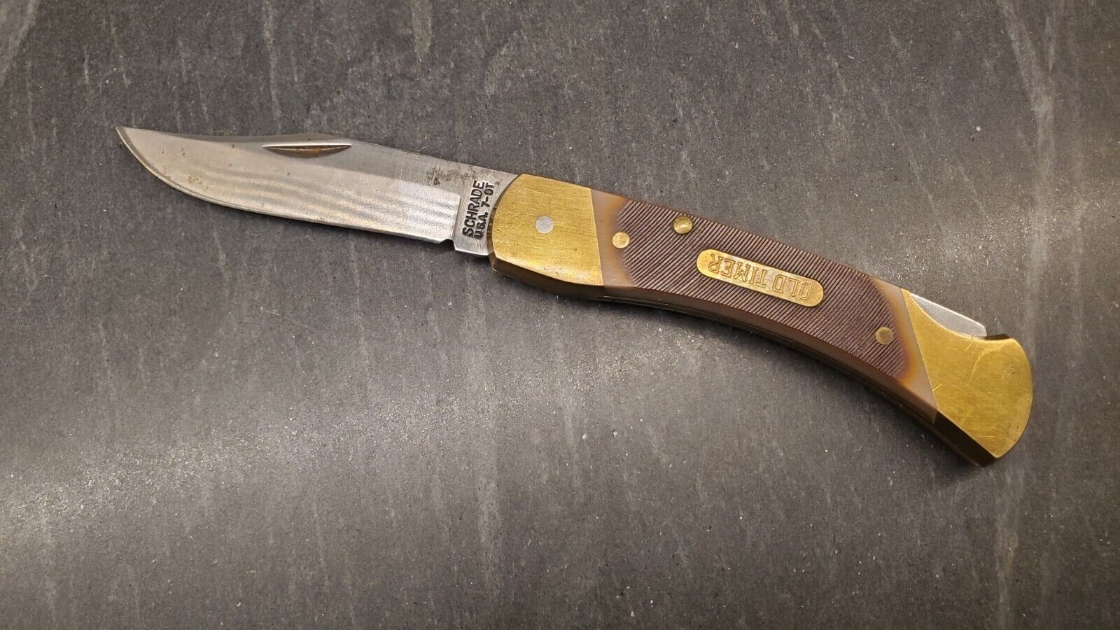 Vintage Schrade Old Timer 70T Lockback Knife No Sheath