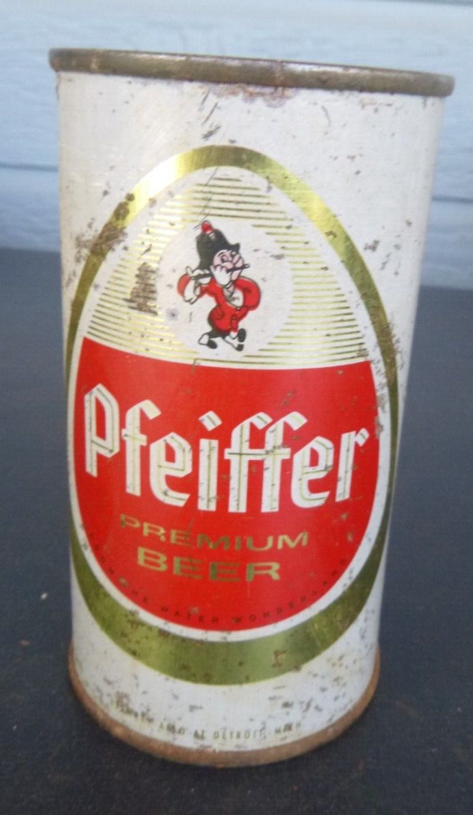 vintage Pfeiffer Premium flat top beer can St. Paul