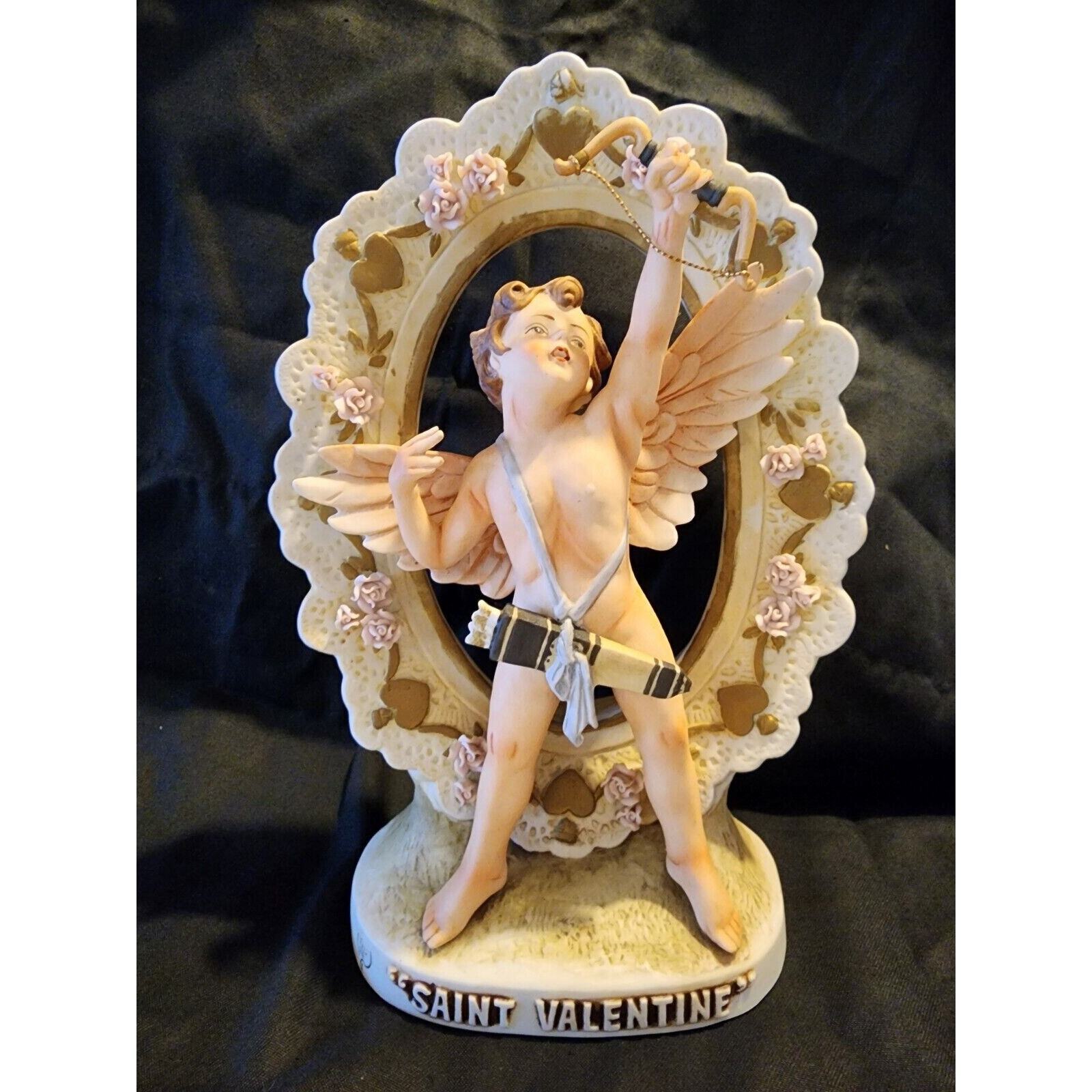 RARE Vintage Bisque Ridgewood Saint Valentine Cupid Figurine Leyendecker LE