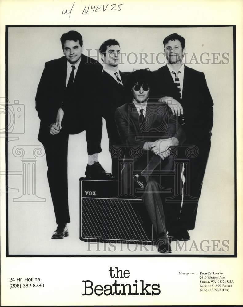 1997 Press Photo Members of The Beatniks, alternative rock band. - lrp38110