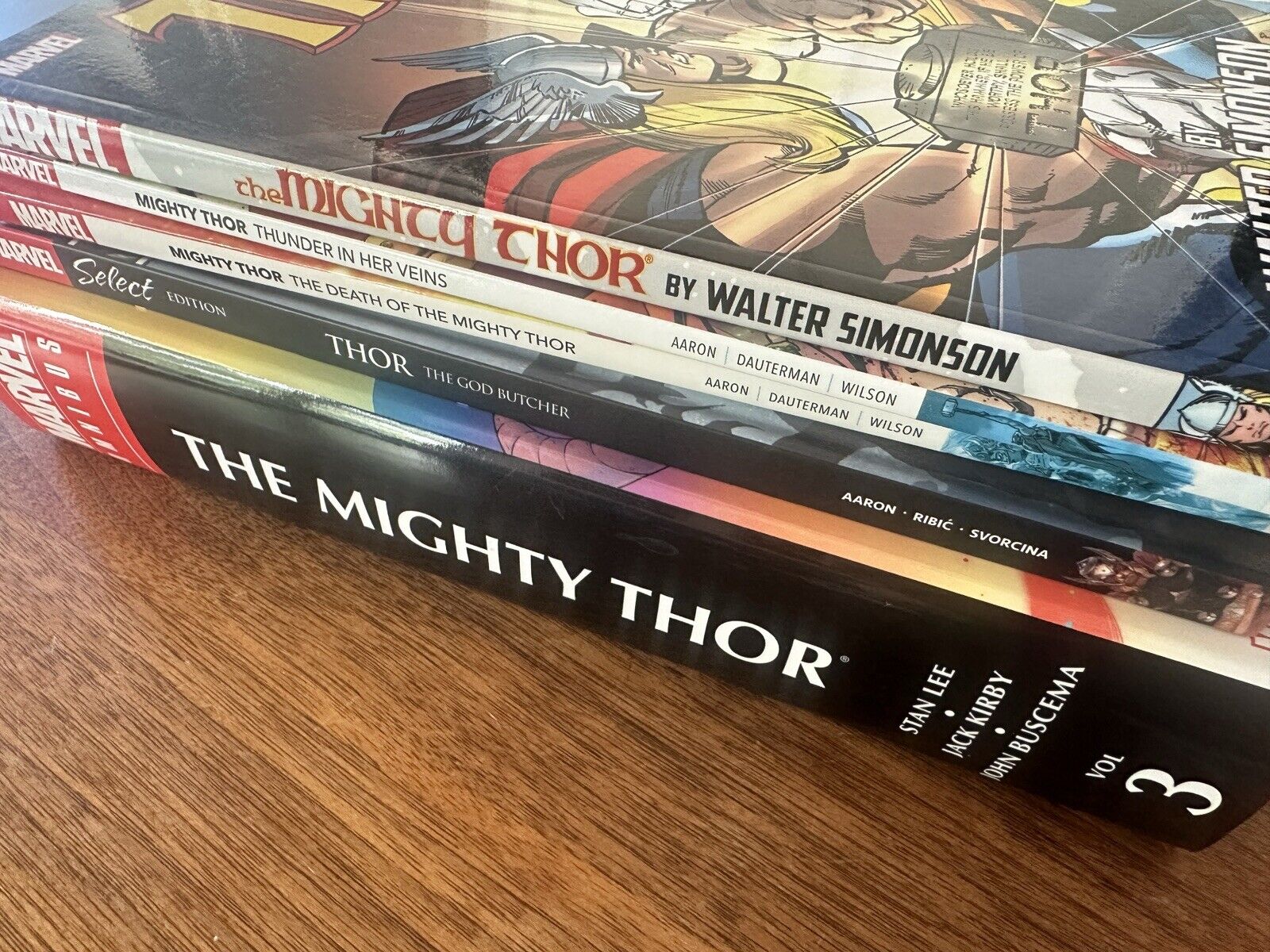 FIVE THOR BOOKS - The Mighty Thor Omnibus Vol 3, The God Butcher  & 3 Others. 
