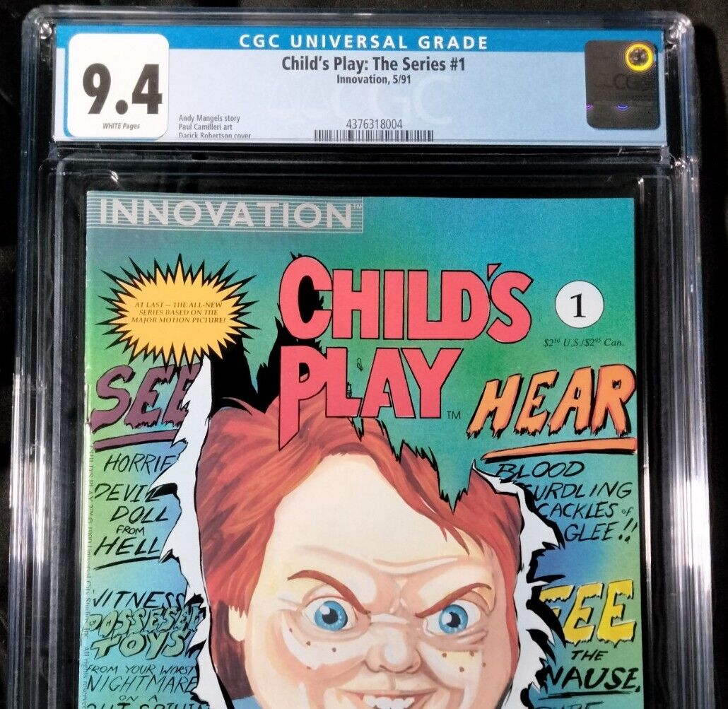 Child's Play 1 9.4 CGC Key 1991 Innovation Chucky