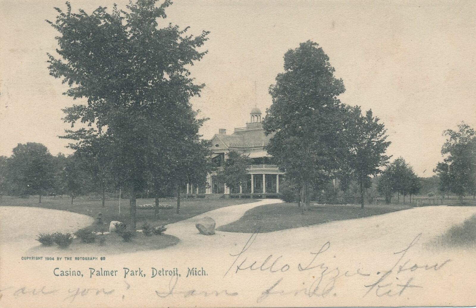 DETROIT MI - Palmer Park Casino - udb - 1906