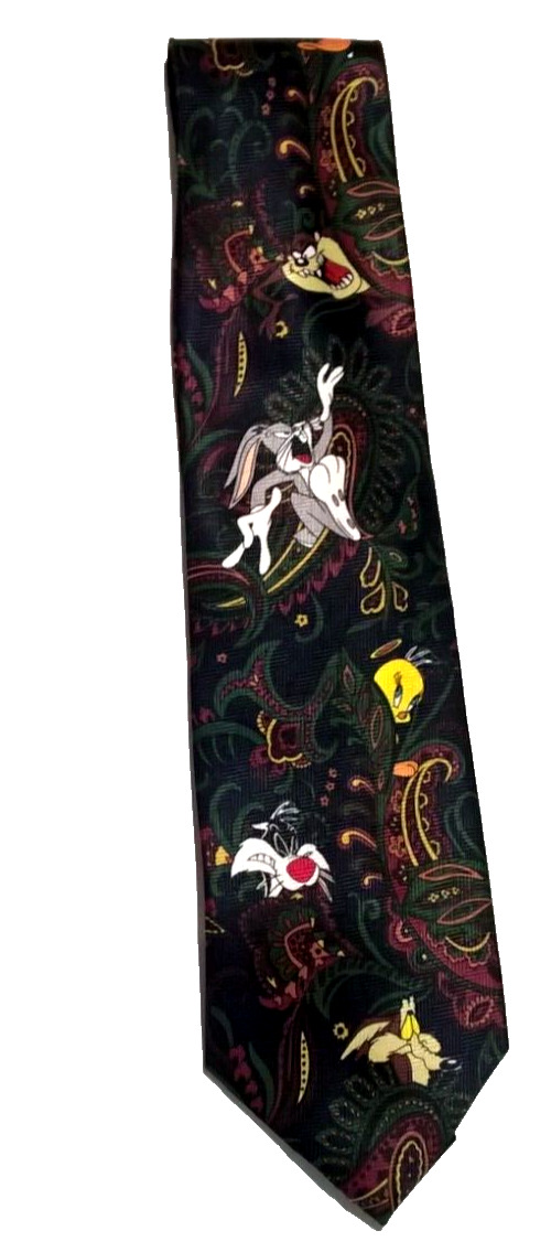 VTG. 1998 *LOONEY TUNES ALL YOUR FAVORITE CHARACTERS* NECKTIE