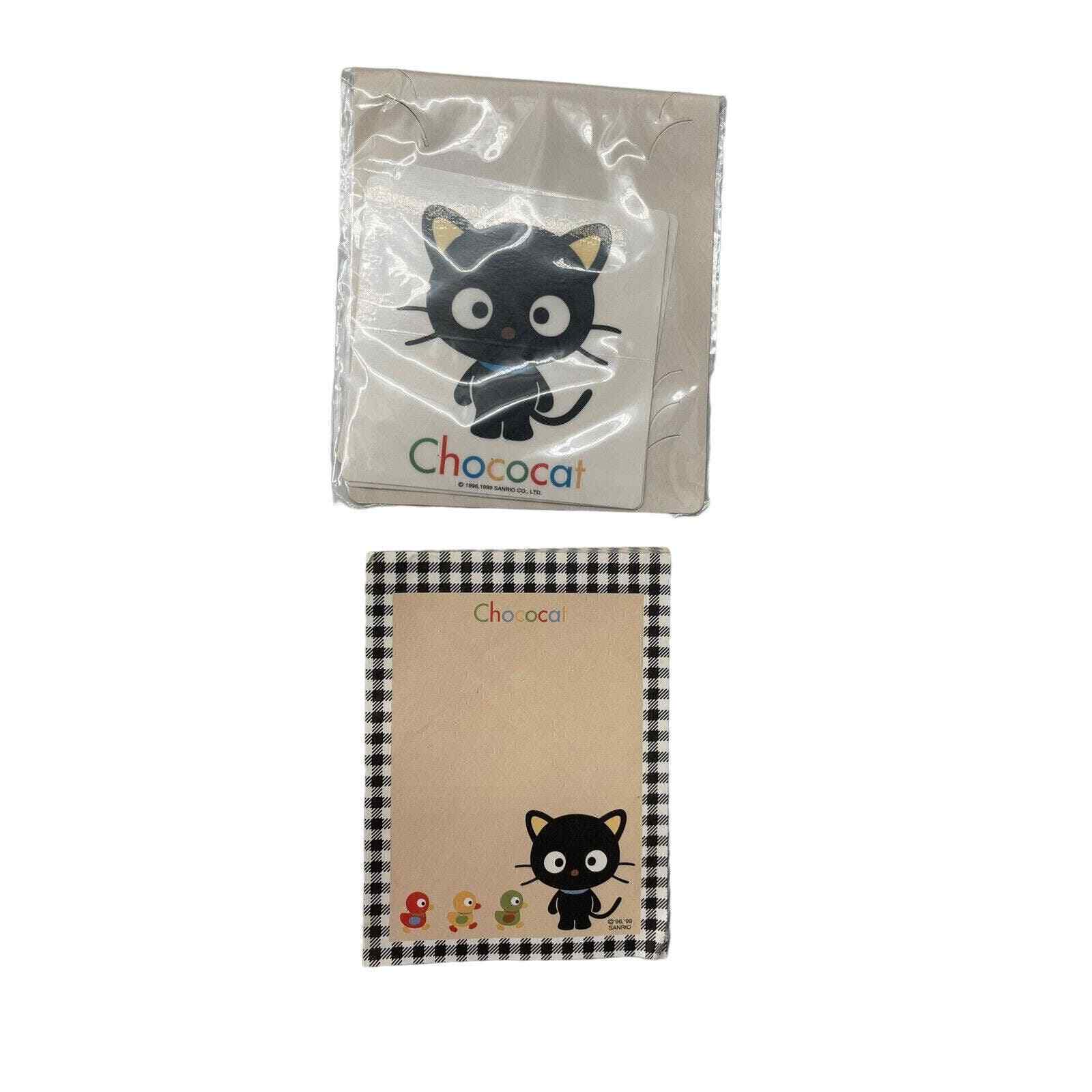 Vintage 1999 Sanrio Chococat Reusable Room Accent Stickers And Notepad