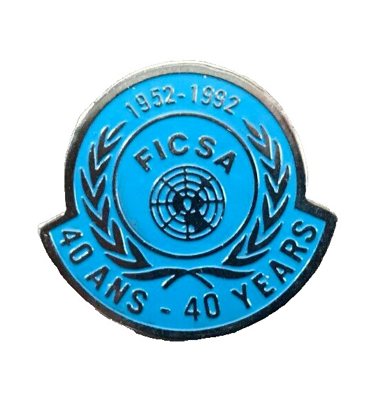 FICSA Federation of International Civil Servants\' Association 40 Years Lapel Pin
