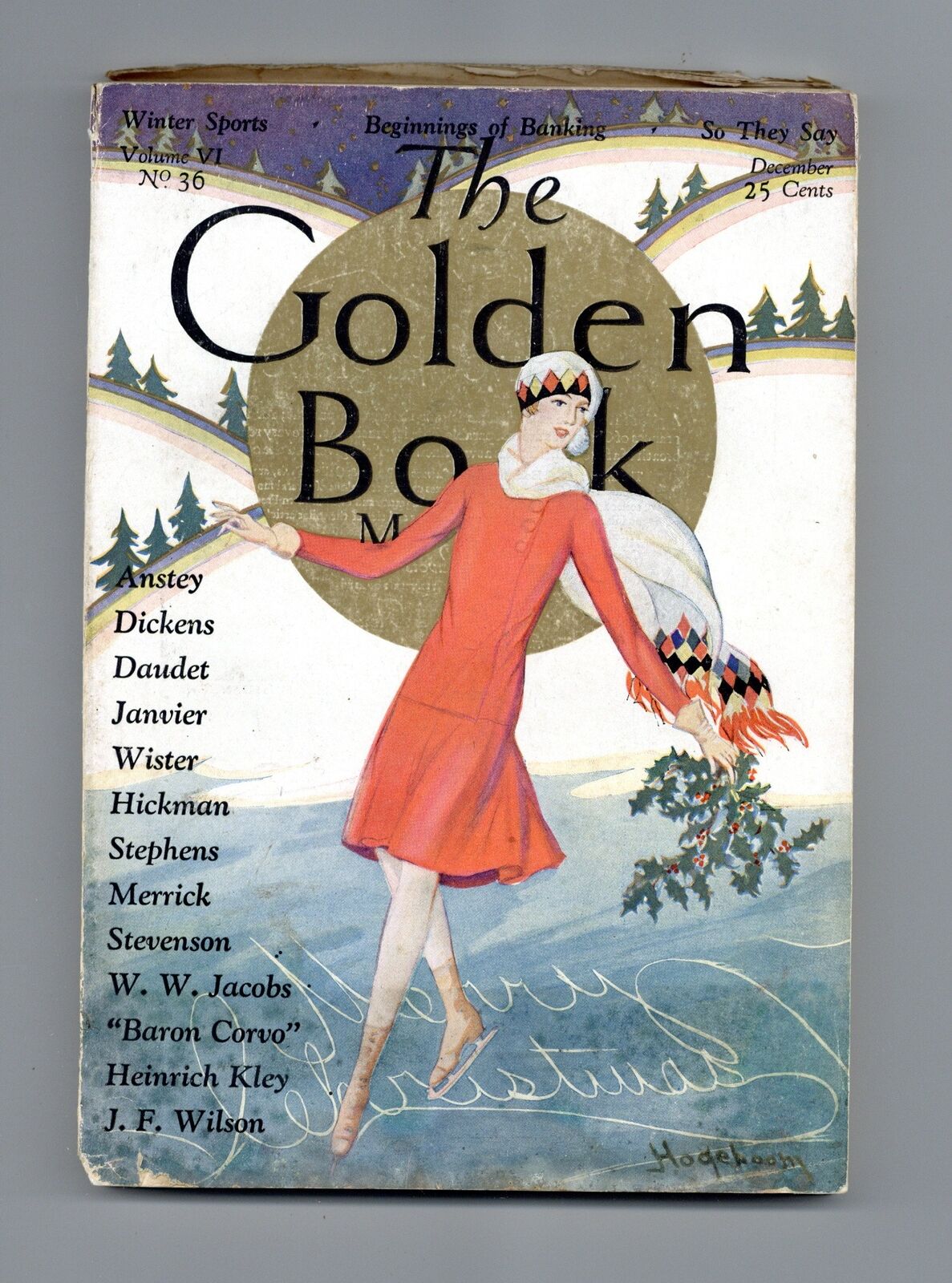 Golden Book Magazine Dec 1927 Vol. 6 #36 GD/VG 3.0