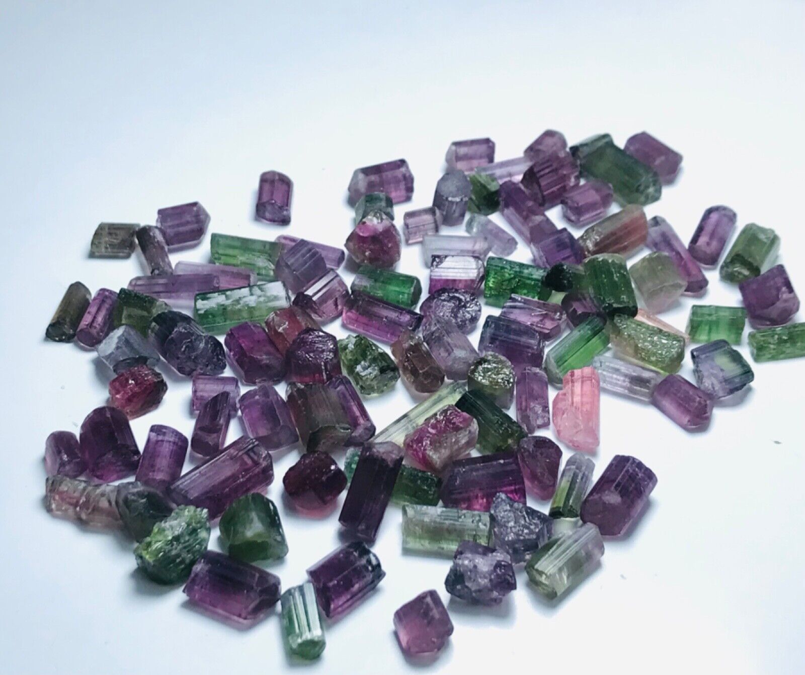 Amazing Multi colour Tourmaline Crystals lot from Afghanistan 42grams
