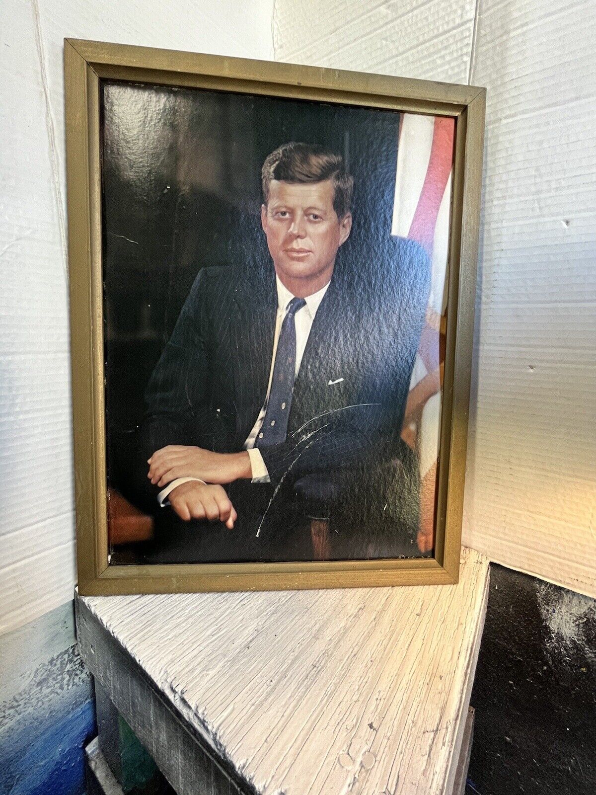c. 1961 John F. Kennedy Official White House Presidential Portrait (4474)